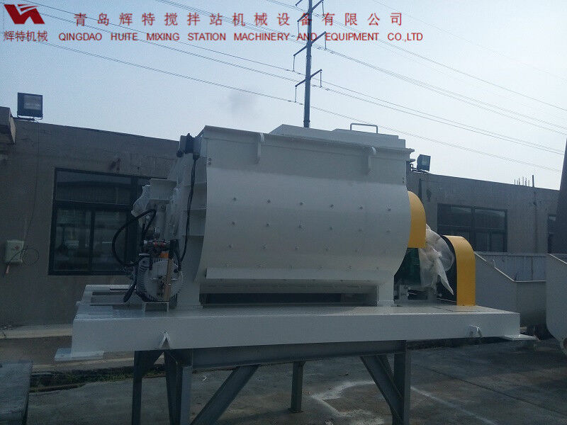 JS750攪拌臂采用偏心式設(shè)計，延長使用壽命，青島輝特機械