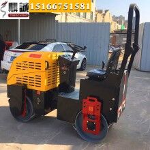 大獎百分中！雙鋼輪座駕式壓路機 1噸全液壓小碾子 溝槽壓實機