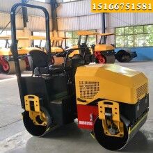 一路順風(fēng)！座駕式2.5噸全液壓壓路機 雙鋼輪柴油振動碾 溝槽壓實機